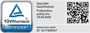Gutachter für das Maler- und Lackiererhandwerk mit TÜV Rheinland geprüfter Qualifikation